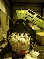 Bollegraff HBK 25 fully automatic tying baler and conveyor