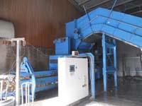 2011 PAAL 275 fully automatic tying baler with ruffler and conveyor